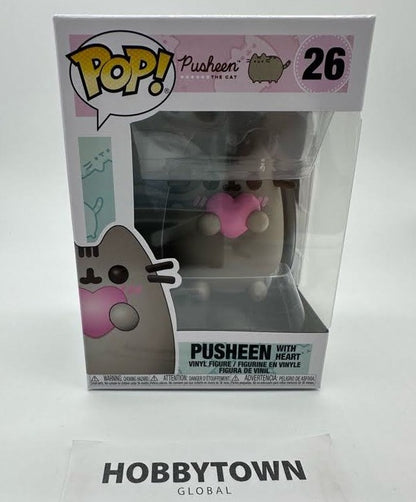 Funko Pop! Pusheen the Cat with Heart #26 Collectible Vinyl Figure