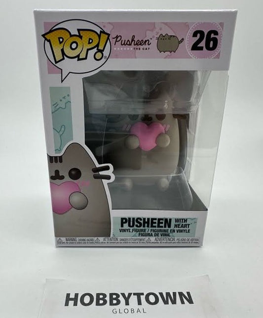 Funko Pop! Pusheen the Cat with Heart #26 Collectible Vinyl Figure