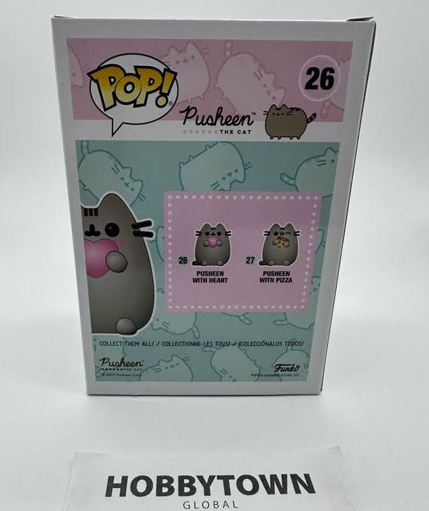 Funko Pop! Pusheen the Cat with Heart #26 Collectible Vinyl Figure