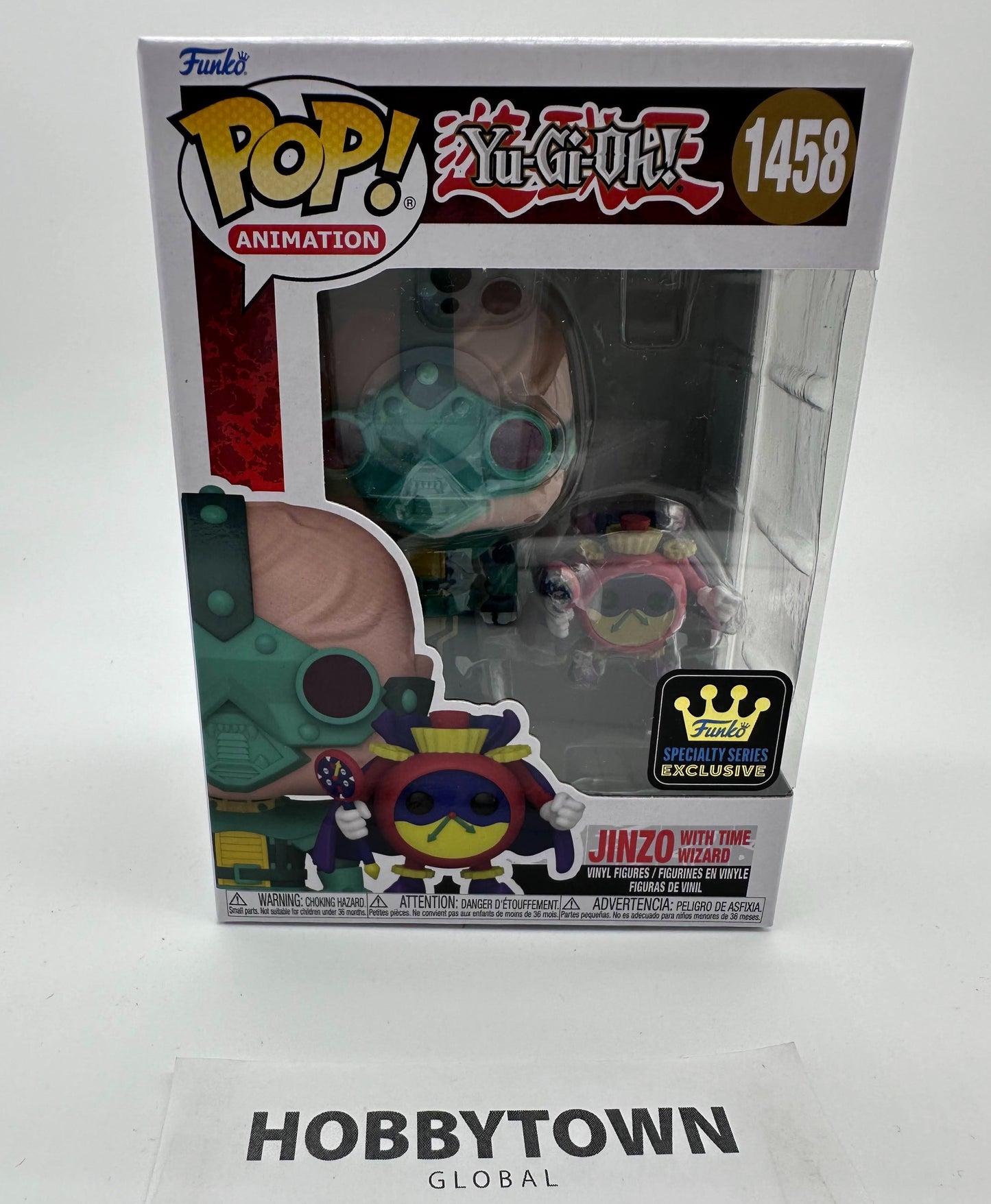 Funko Pop! Animation: Yu-Gi-Oh - Jinzo with Time Wizard (Funko Exclusive) #1458 Collectible Vinyl Figure