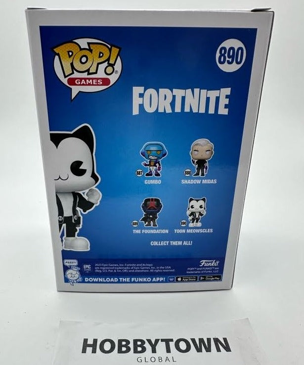 Funko Pop! Games: Fortnite - Toon Meowscles #890 Collectible Vinyl Figure