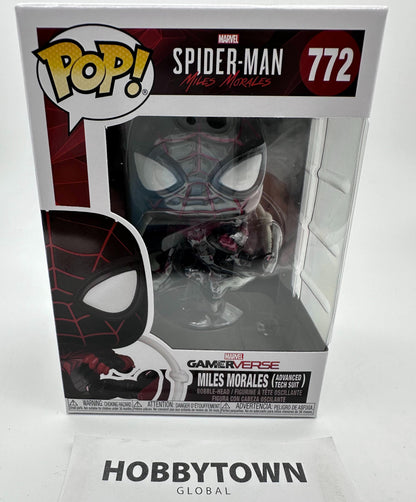 Funko POP! Games: Spider-Man: Miles Morales - Advanced Tech Suit #772 Gamerverse Collectible Vinyl Figure