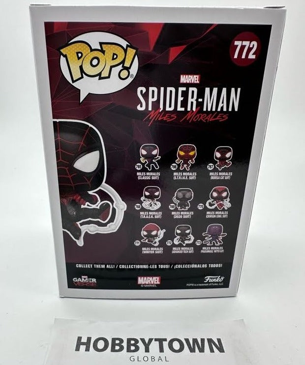 Funko POP! Games: Spider-Man: Miles Morales - Advanced Tech Suit #772 Gamerverse Collectible Vinyl Figure