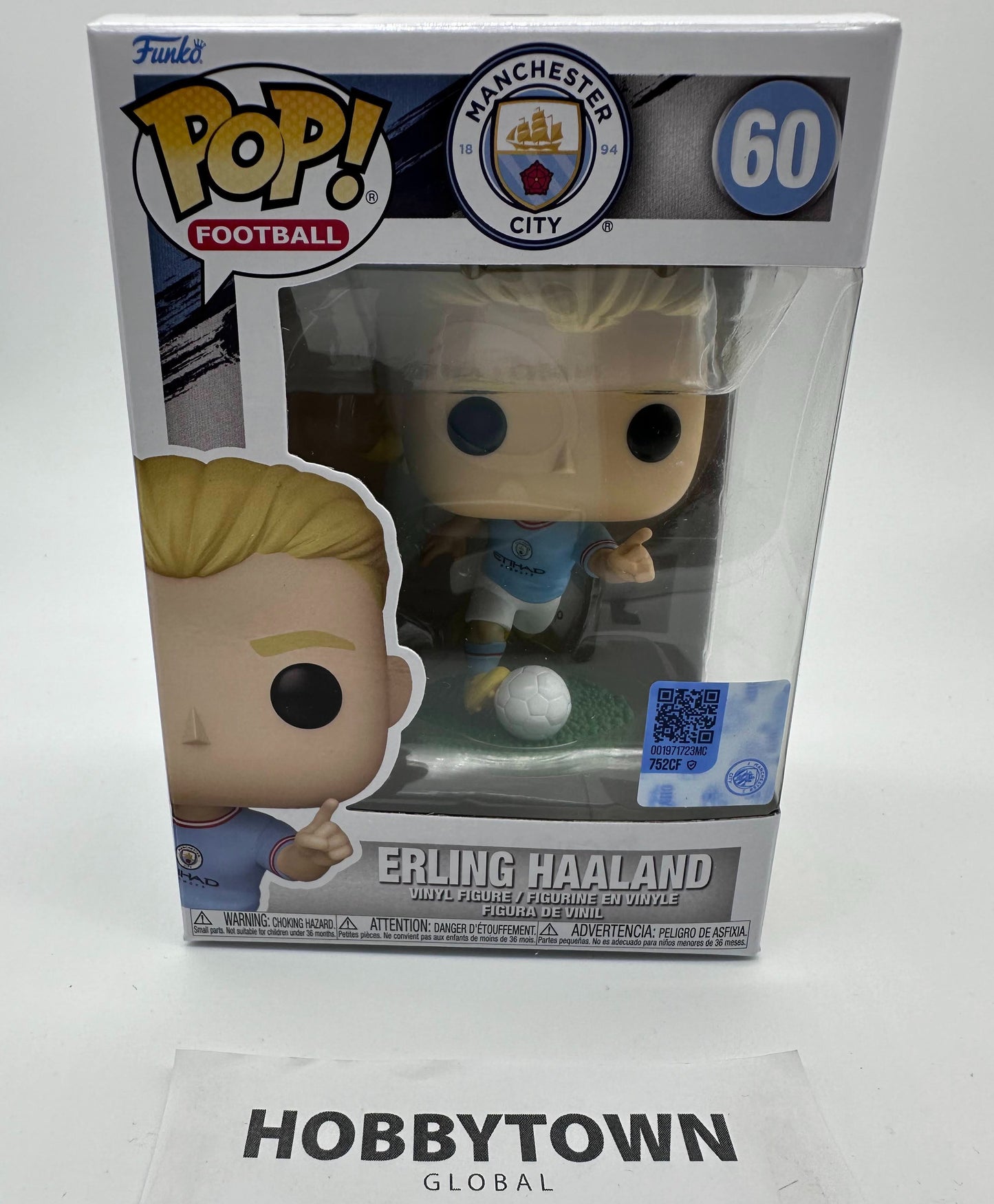 Funko Pop! Football: Manchester City - Erling Haaland #60 Collectible Vinyl Figure