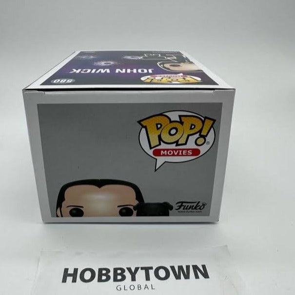 Funko Pop! Movies: John Wick - John Wick in Black Suit with Dog Buddy #580 Collectible Vinyl Figure