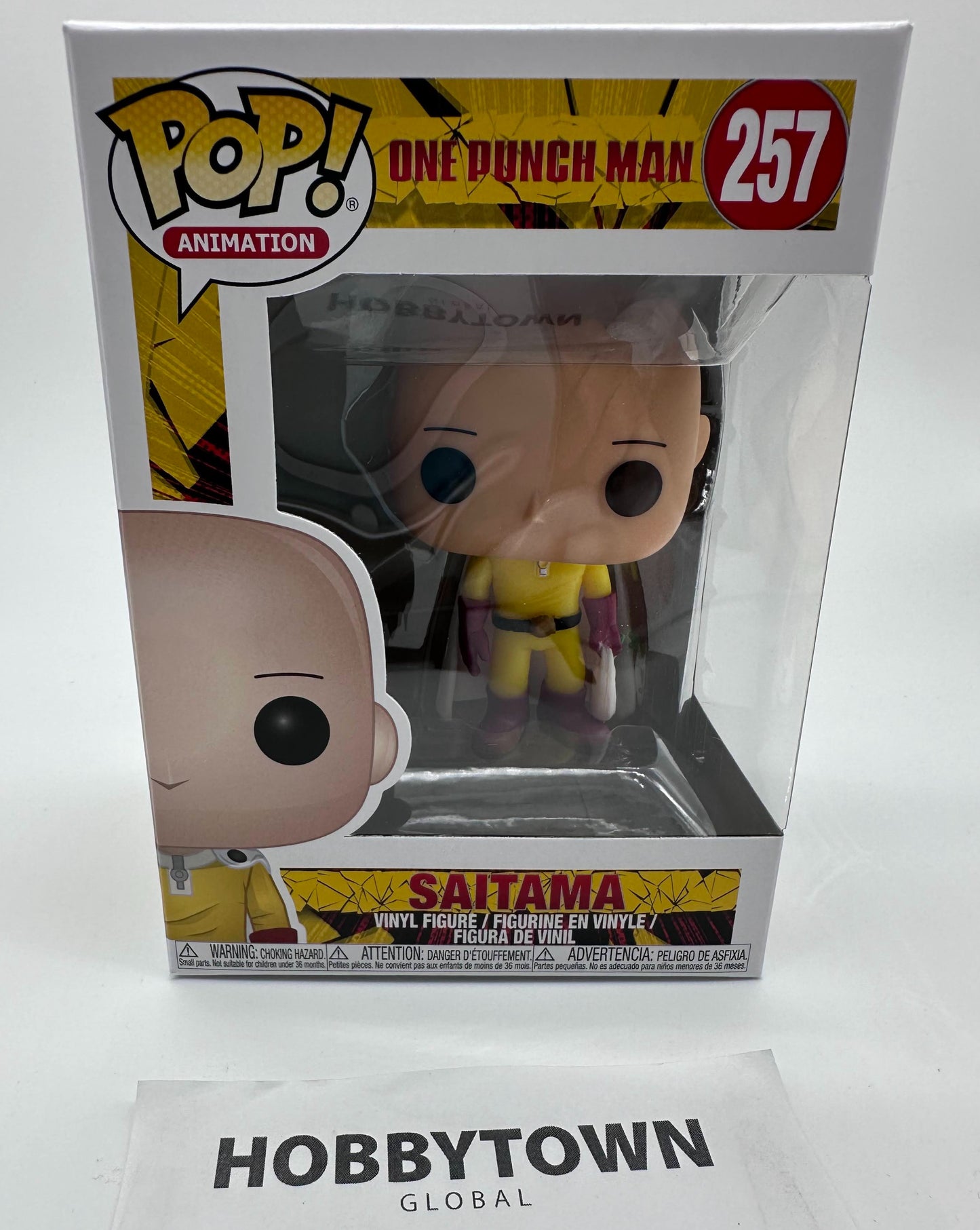 Funko Pop! Anime: One Punch Man-Saitama #257 Collectible Vinyl Figure