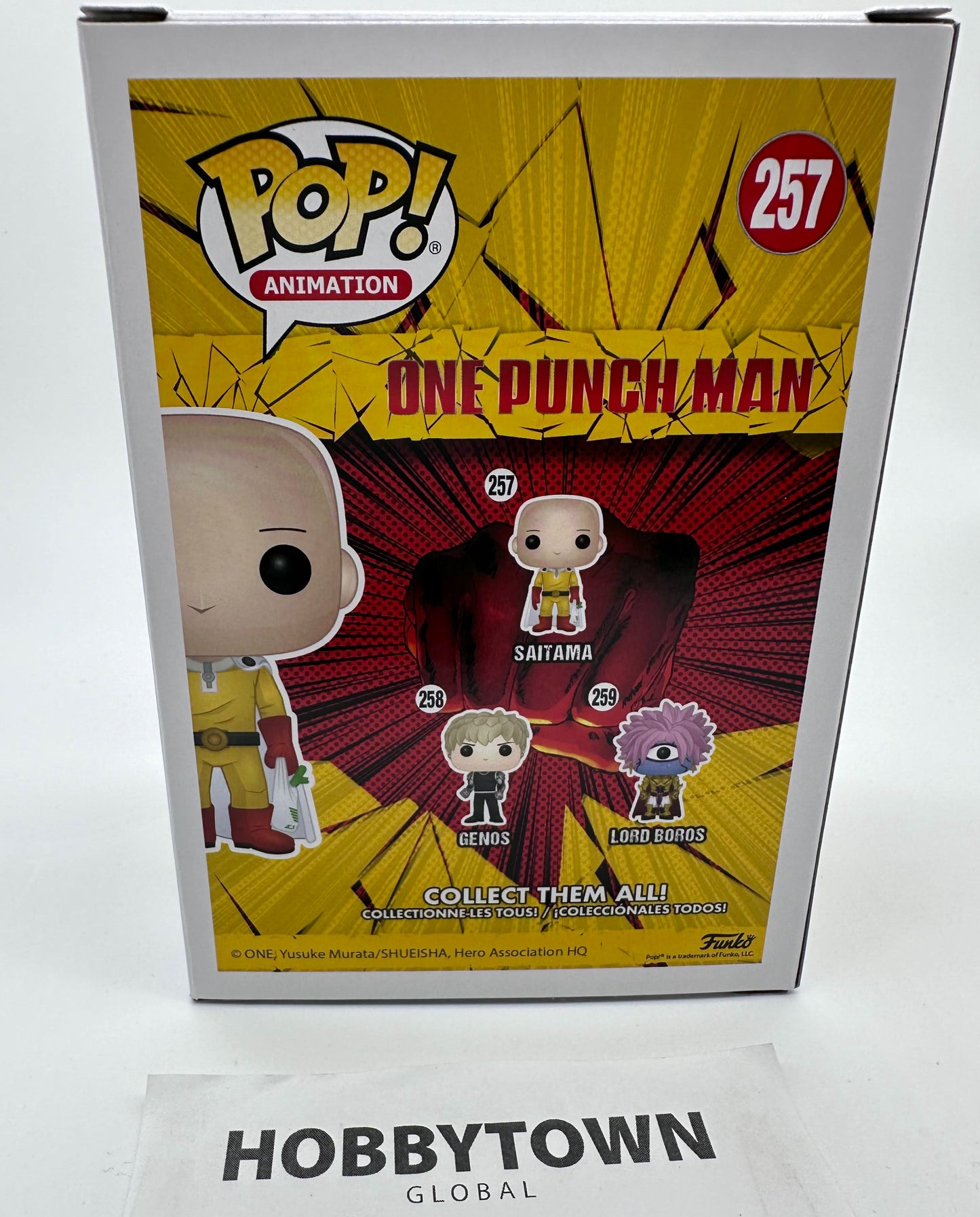 Funko Pop! Anime: One Punch Man-Saitama #257 Collectible Vinyl Figure