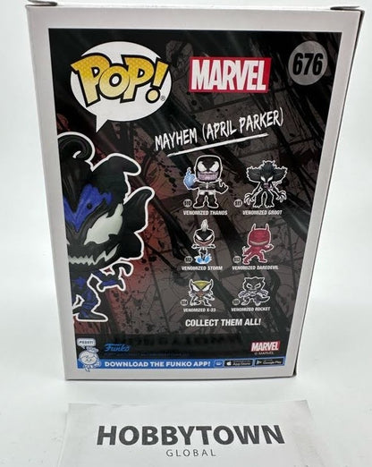 Funko Pop! Venom Mayhem (April Parker) Glow in The Dark Special Edition #676 Collectible Vinyl FIgure