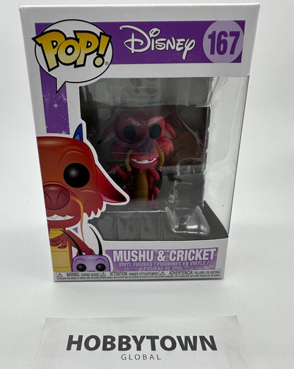 Funko Pop! Disney's Mulan - Mushu and Cricket #167 Collectible Vinyl Figure