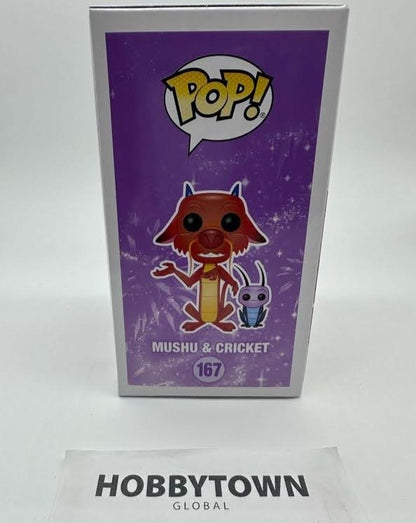 Funko Pop! Disney's Mulan - Mushu and Cricket #167 Collectible Vinyl Figure