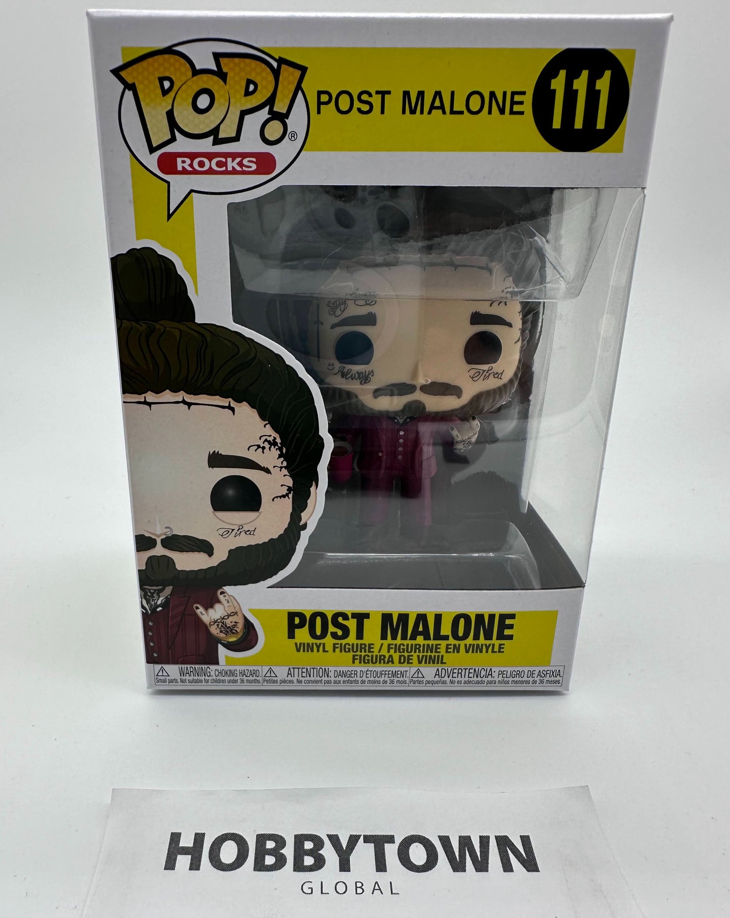 Funko Pop! Rocks: Post Malone - Post Malone #111 Collectible Vinyl Figure