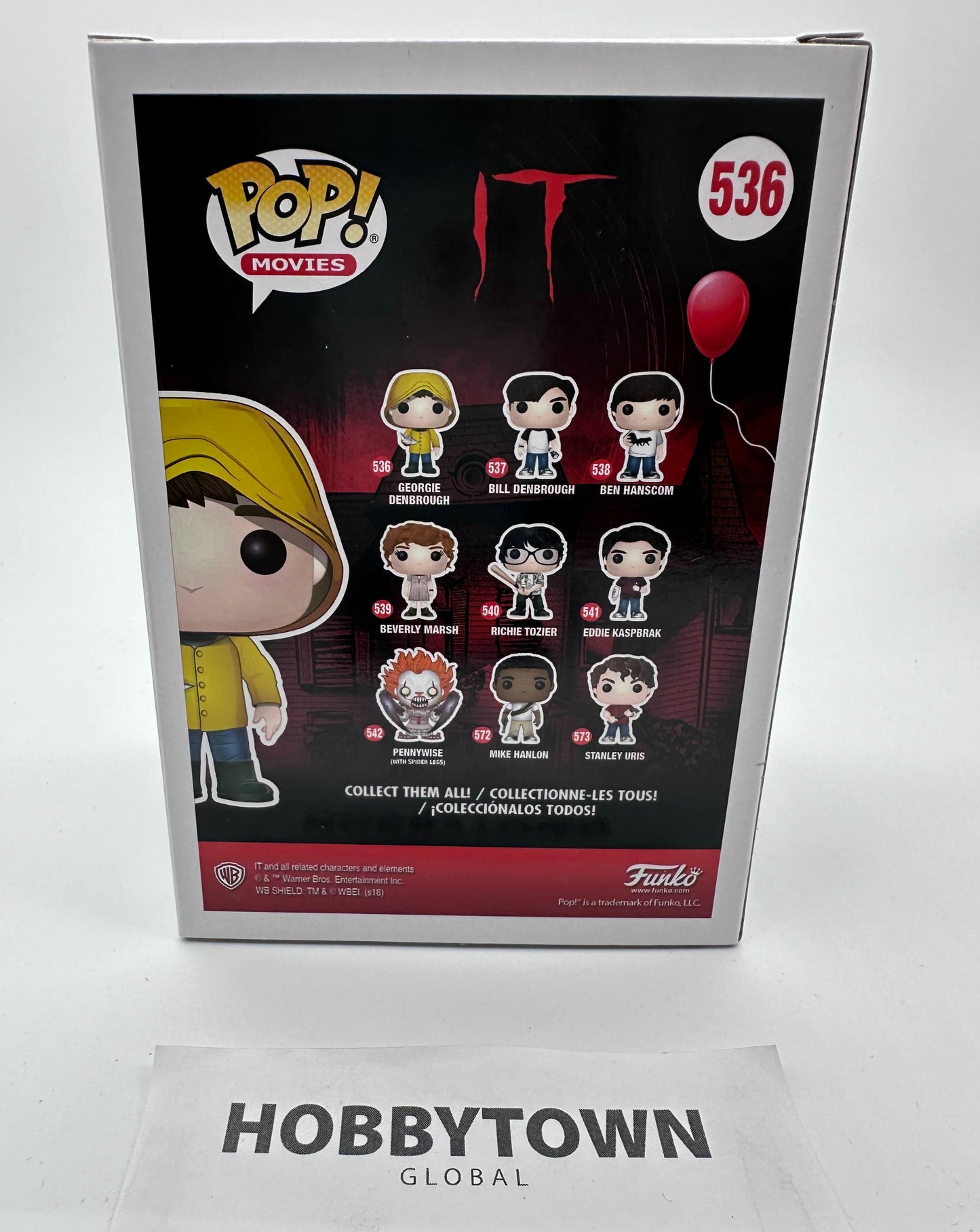 Funko POP! Movies: IT - Georgie Denbrough with Boat #536 Collectible Vinyl Figure