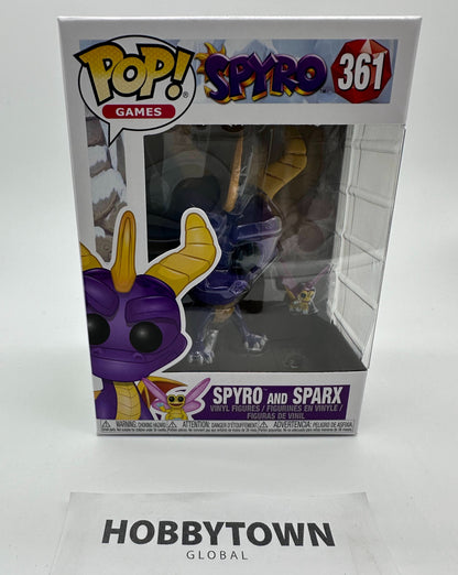 Funko POP! Games: Spyro The Dragon - Spyro & Sparx #361 Collectible Vinyl Figure