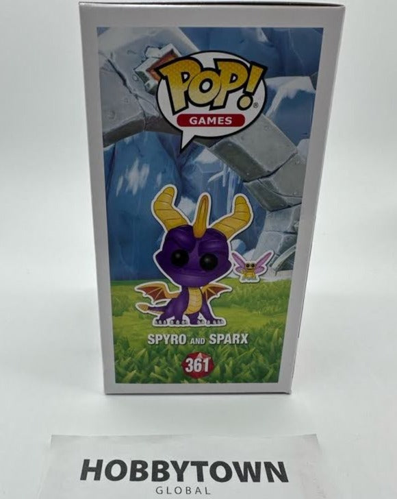 Funko POP! Games: Spyro The Dragon - Spyro & Sparx #361 Collectible Vinyl Figure