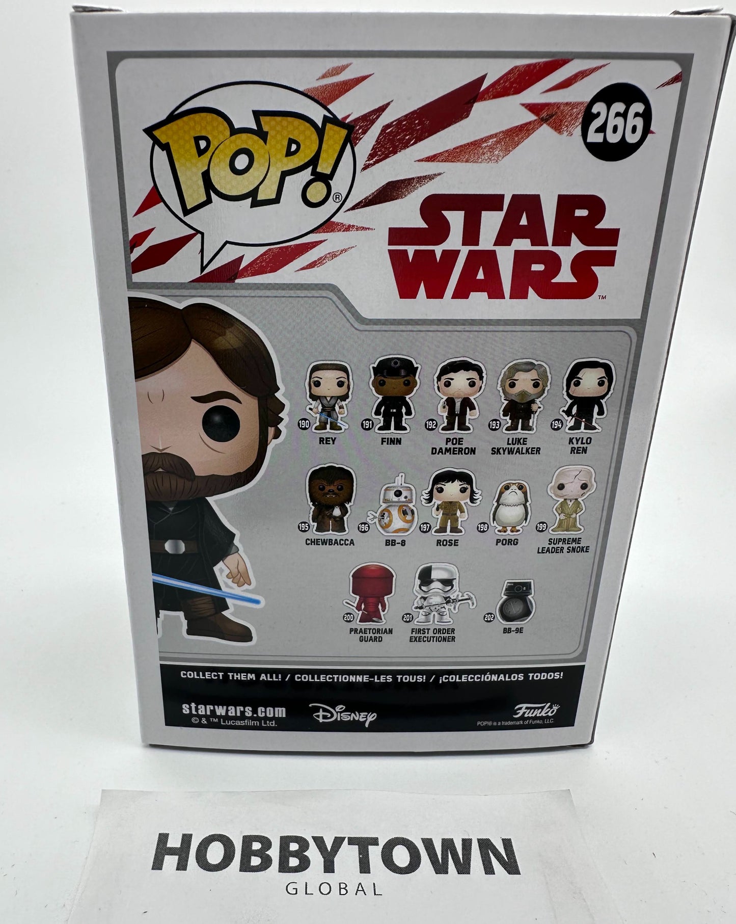 Funko POP! Star Wars: The Last Jedi - Luke Skywalker (Final Battle) #266 Collectible Vinyl Figure