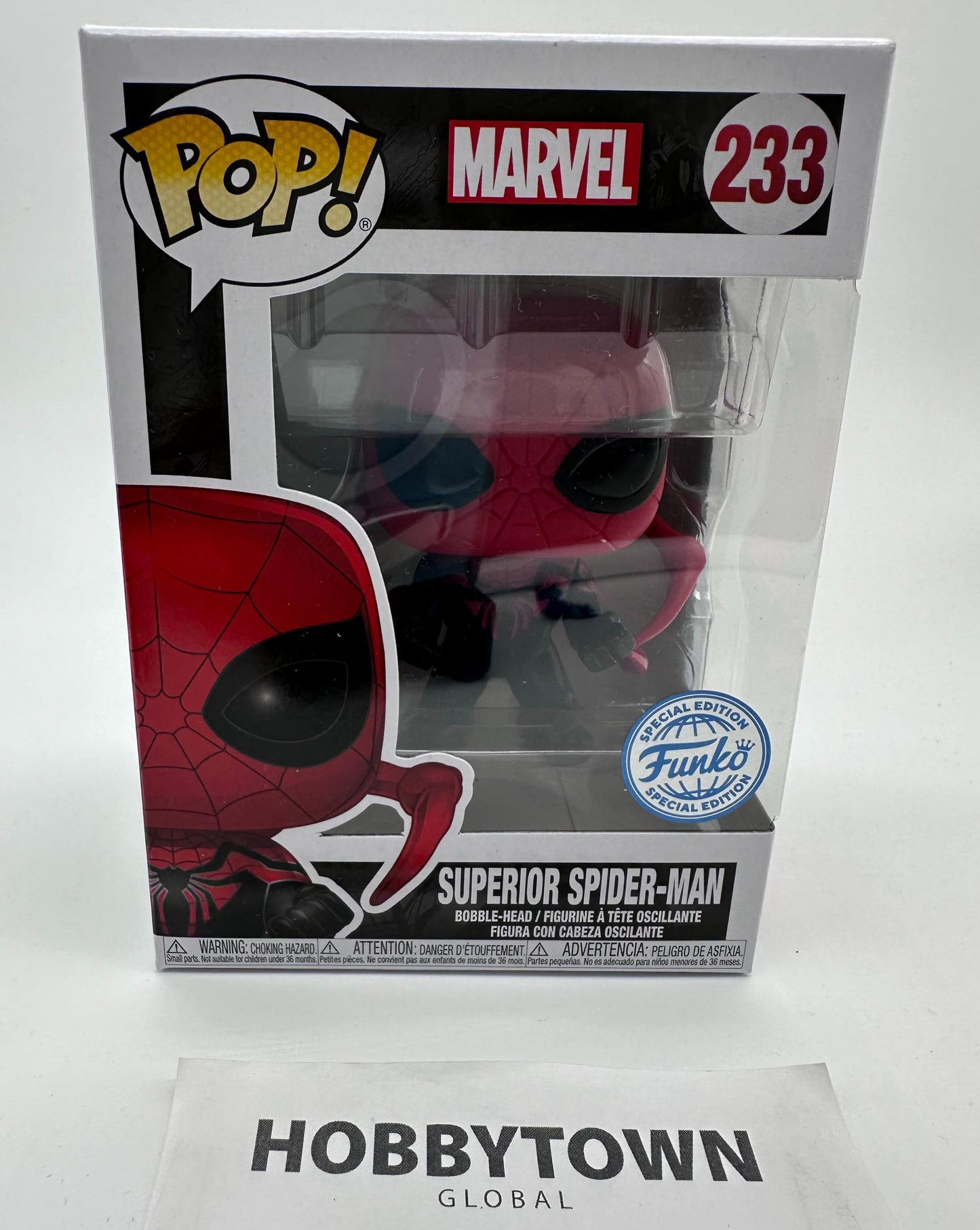 Funko Pop! Marvel Superior Spider-Man Bobblehead (Special Edition) #233 Collectible Vinyl Figure