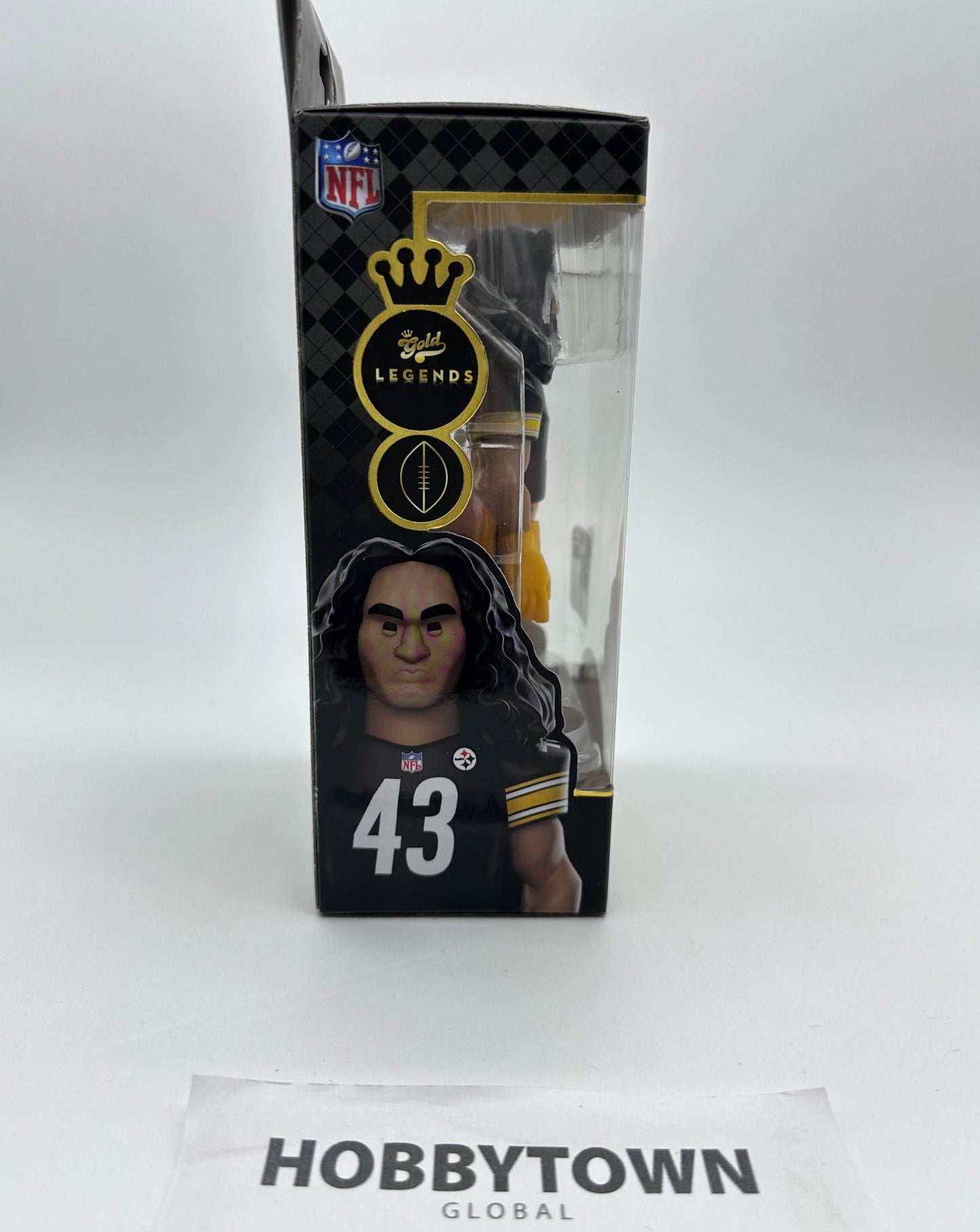 Funko Gold Vinyl: NFL - Troy Polamalu in Black Pittsburgh Steelers Jersey 5 Inch Premium Collectible Vinyl Figure