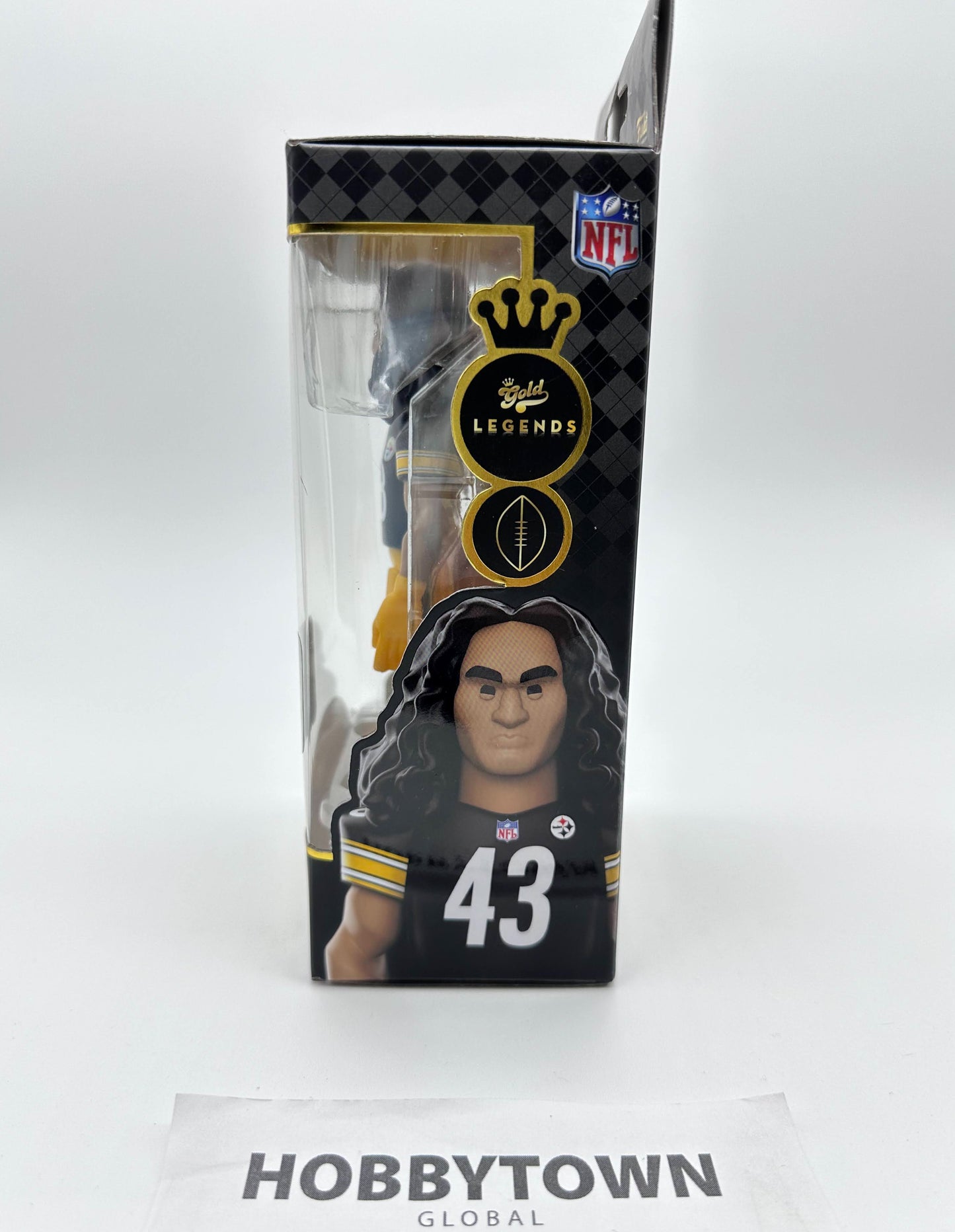 Funko Gold Vinyl: NFL - Troy Polamalu in Black Pittsburgh Steelers Jersey 5 Inch Premium Collectible Vinyl Figure