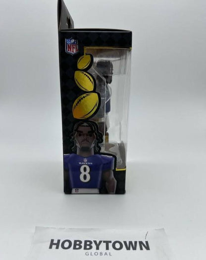 Funko Gold Vinyl: NFL - Lamar Jackson in Purple Baltimore Ravens Jersey  5 Inch Premium Collectible Vinyl Figure