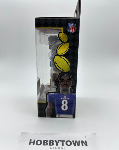 Funko Gold Vinyl: NFL - Lamar Jackson in Purple Baltimore Ravens Jersey  5 Inch Premium Collectible Vinyl Figure