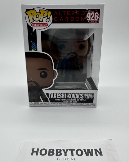 Funko Pop! TV: Altered Carbon - Takeshi Kovacs (Wedge Sleeve) #926 Collectible Vinyl Figure