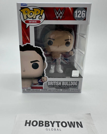 Funko! Pop WWE: British Bulldog #126 Collectible Vinyl Figure