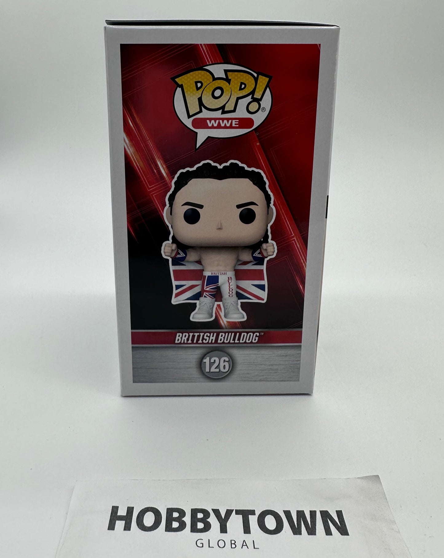 Funko! Pop WWE: British Bulldog #126 Collectible Vinyl Figure