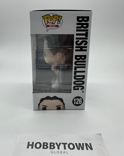 Funko! Pop WWE: British Bulldog #126 Collectible Vinyl Figure