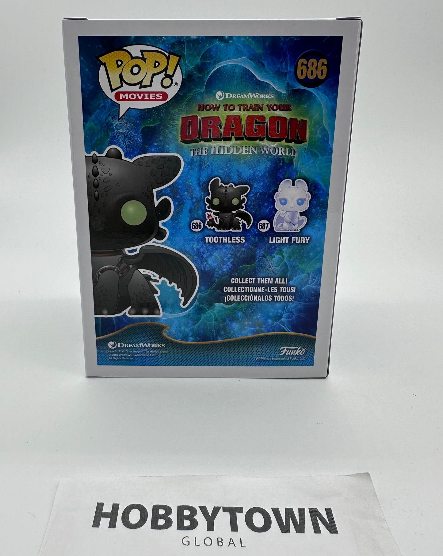 Funko Pop! Movies: How to Train Your Dragon 3 - Toothless #686 Collectible Vinyl Figure