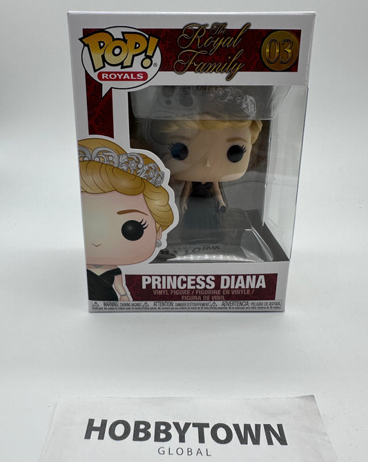 Funko POP! Royal Family - Princess Diana in Black Dress #03 Collectible Vinyl Figure