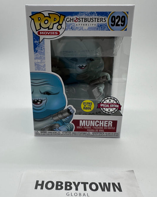 Funko Pop! Movies: Ghostbusters Afterlife Muncher Glows in The Dark Exclusive #929 CollectibleVinyl Figure