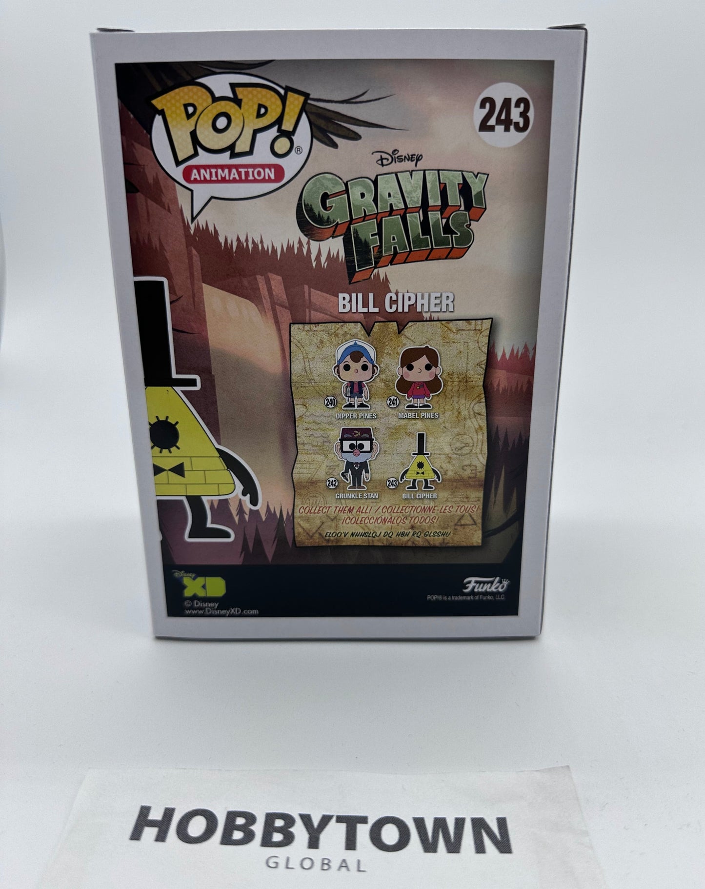 FUNKO POP! ANIMATION: Gravity Falls - Bill Cipher #243 Collectible Vinyl Figure