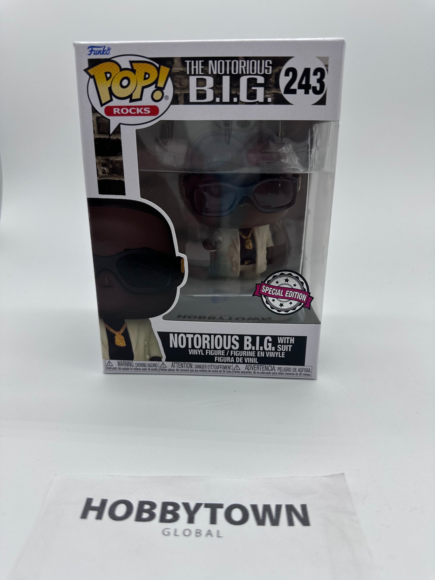 Funko Pop! Rocks: Notorious B.I.G Suit Special Edition #243 Collectible Vinyl Figure