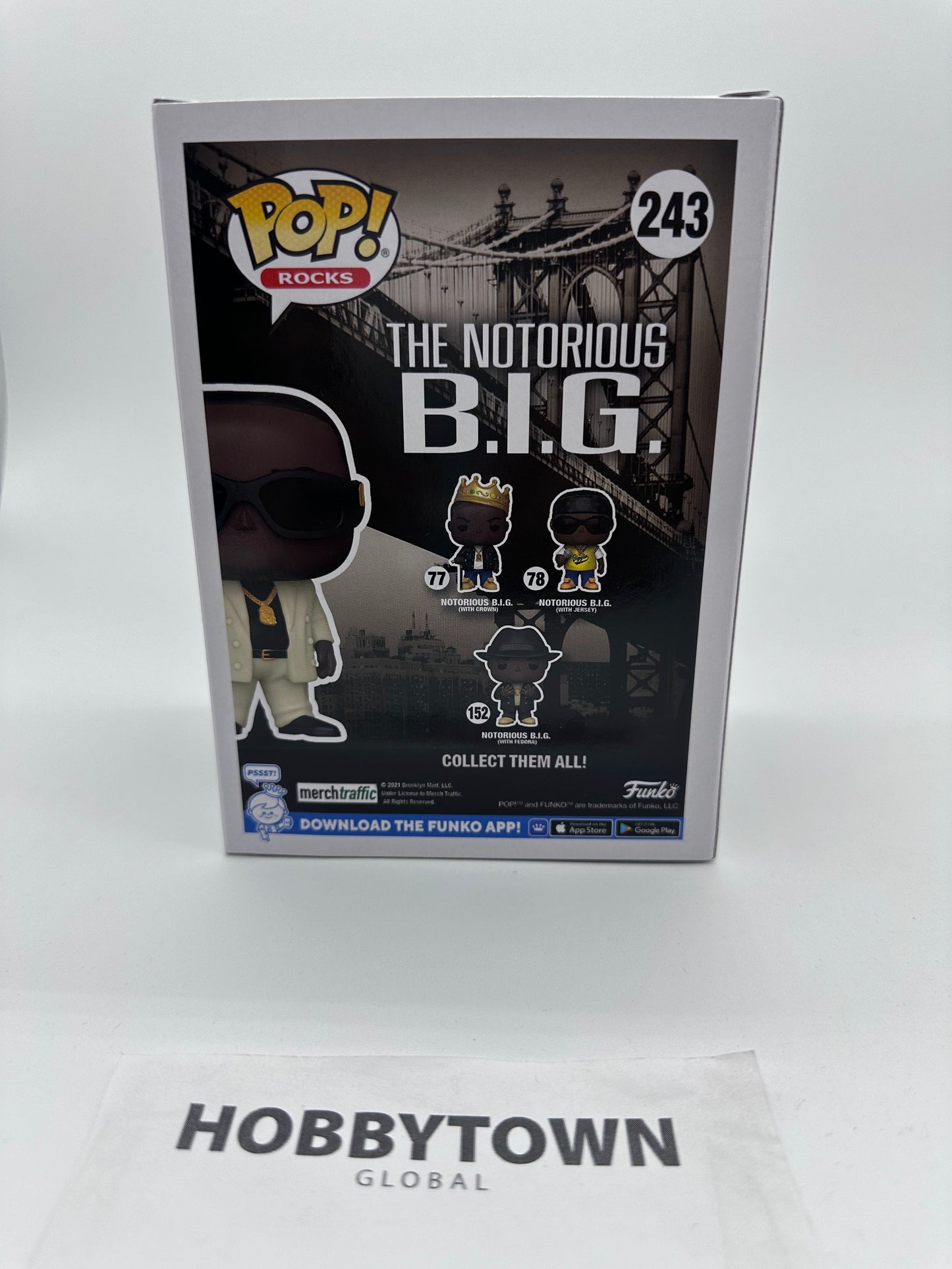 Funko Pop! Rocks: Notorious B.I.G Suit Special Edition #243 Collectible Vinyl Figure