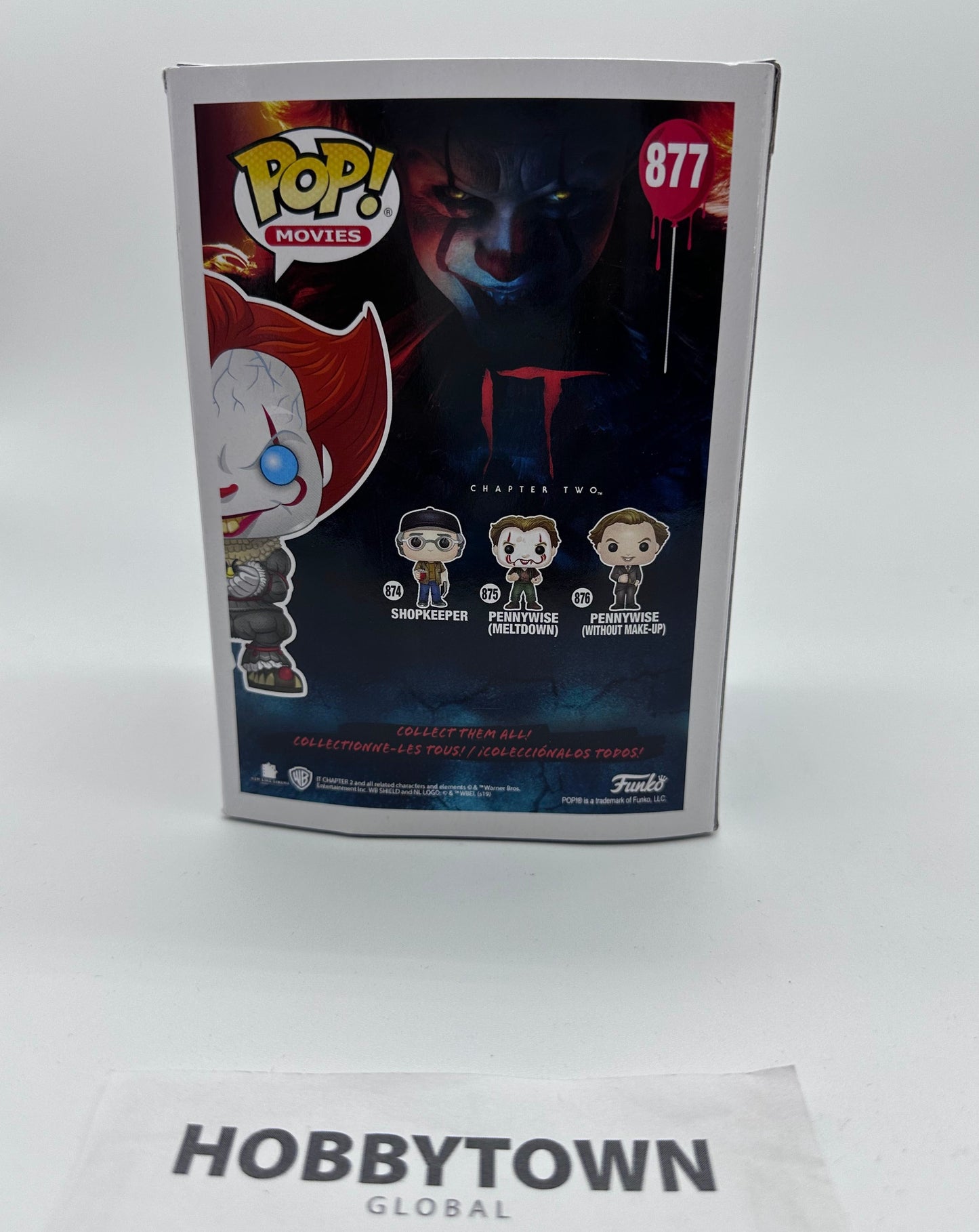 Funko Pop! It Chapter Two Pennywise with Glow Bug #877 Special Edition Collectible Vinyl Figure