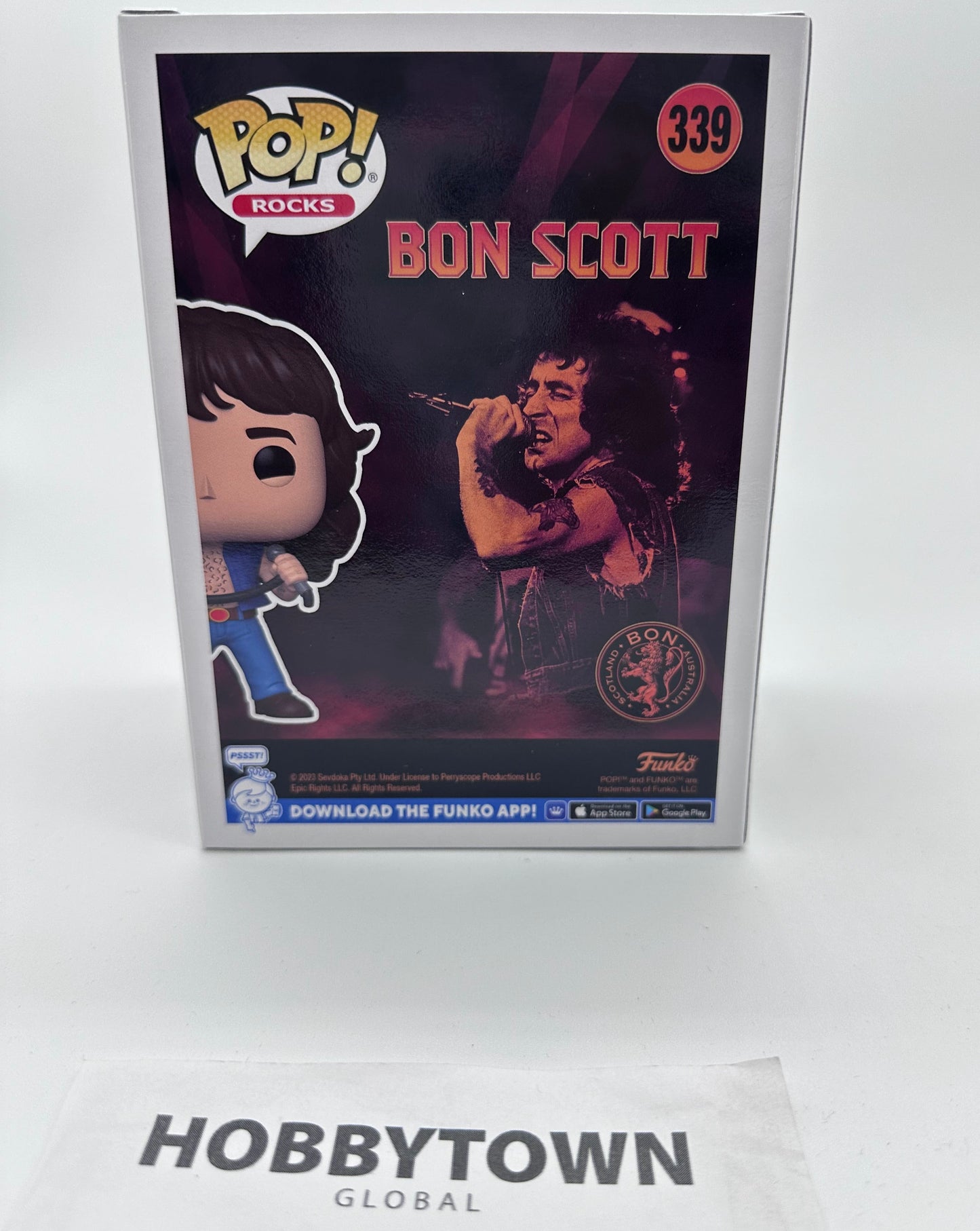 Funko Pop! Rocks: AC/DC - Bon Scott #339 Collectible Vinyl Figure