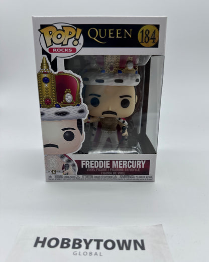 Funko POP! Rocks: Freddie Mercury King #184 Collectible Vinyl Figure