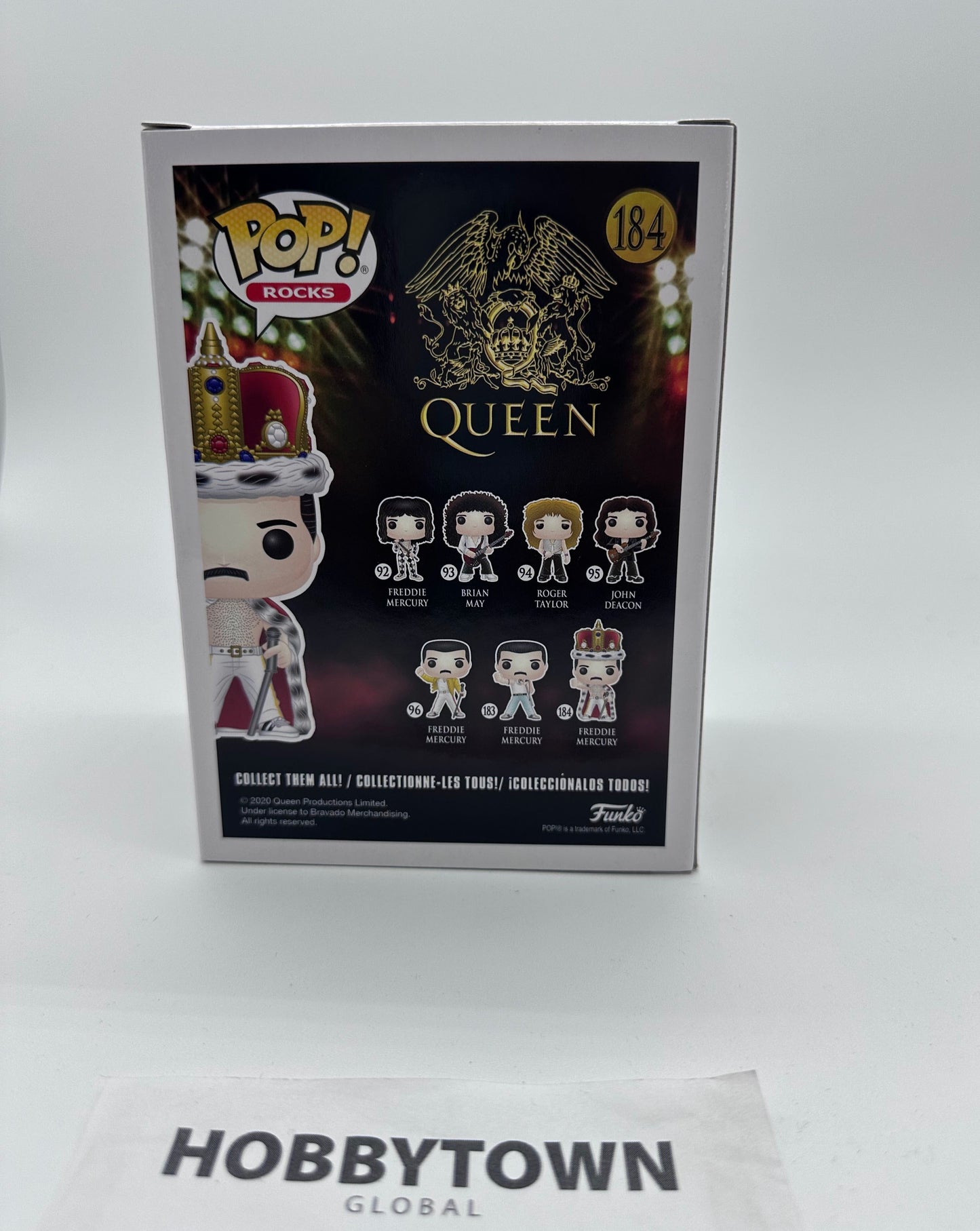 Funko POP! Rocks: Freddie Mercury King #184 Collectible Vinyl Figure