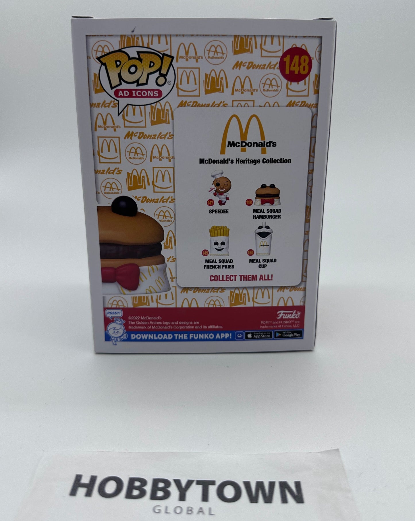 Funko Pop! Ad Icons: McDonalds - Meal Squad Hamburger #148 Collectible Vinyl Figure