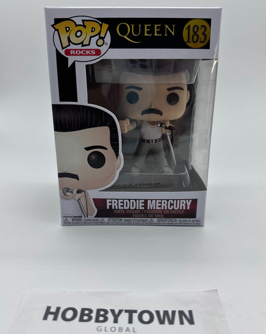 Funko POP Pop! Rocks: Queen - Freddie Mercury Radio Gaga 1985 #1983 Collectible Vinyl Figure