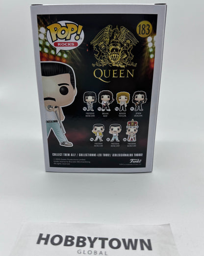 Funko POP Pop! Rocks: Queen - Freddie Mercury Radio Gaga 1985 #1983 Collectible Vinyl Figure