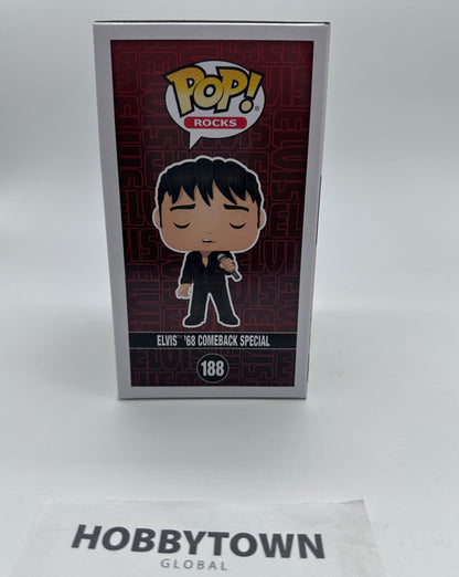 Funko Pop! Rocks: Elvis - '68 Comeback Special #188 Collectible Vinyl Figure