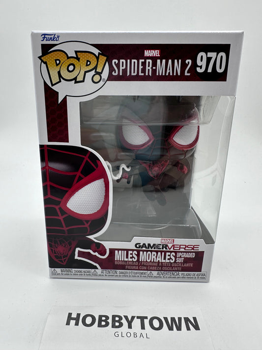 Funko POP! Games: Spider-Man 2: Miles Morales - Upgraded Suit #970 Gamerverse Collectible Vinyl Figure