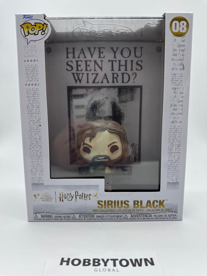 Funko Pop! Harry Potter and the Prisoner of Azkaban Poster with Sirius Black #08 Collectible Vinyl Figure