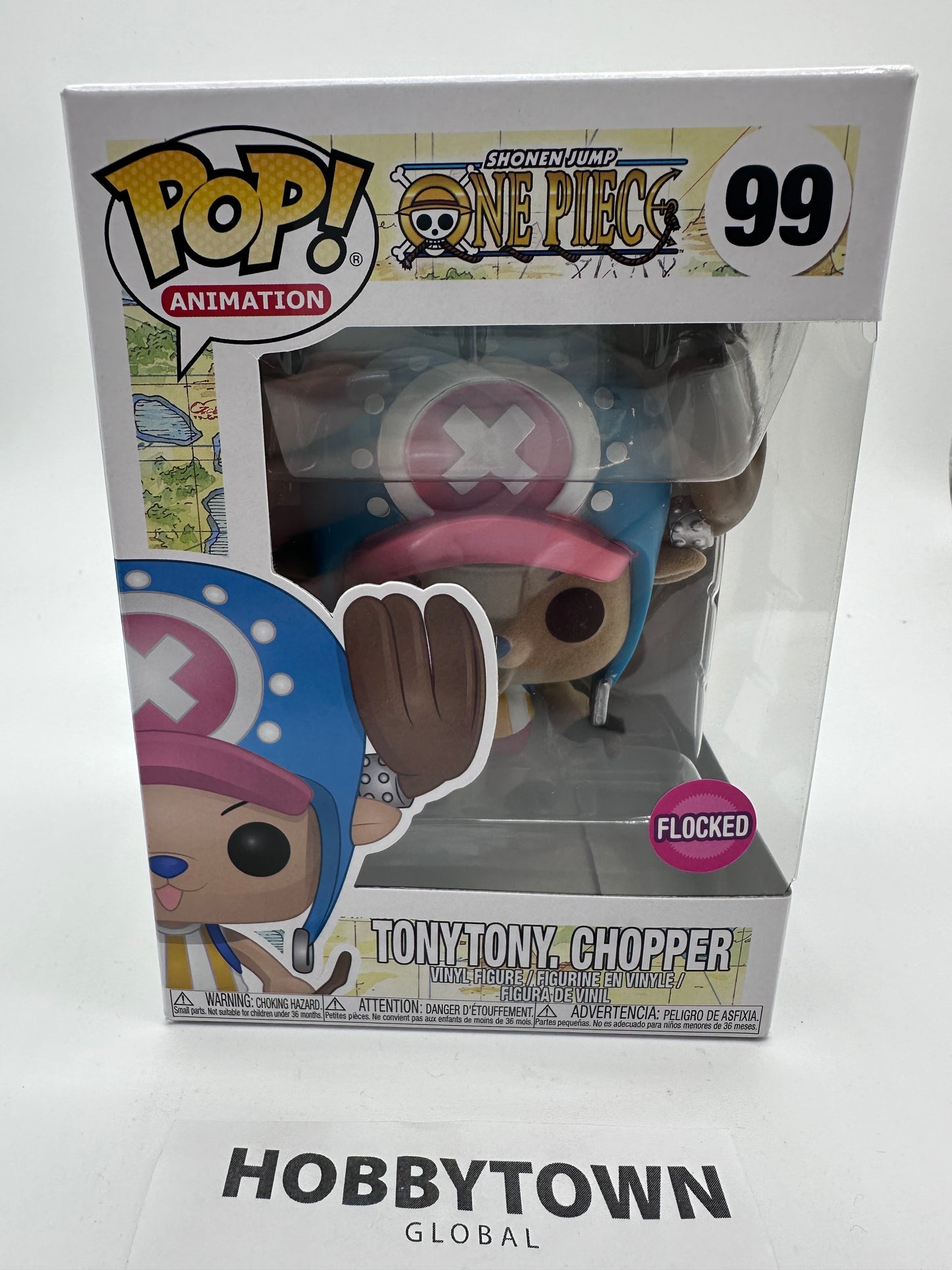 Funko Pop! Animation: One Piece - Tony Tony. Chopper 'Flocked'  #99 Collectible Vinyl Figure