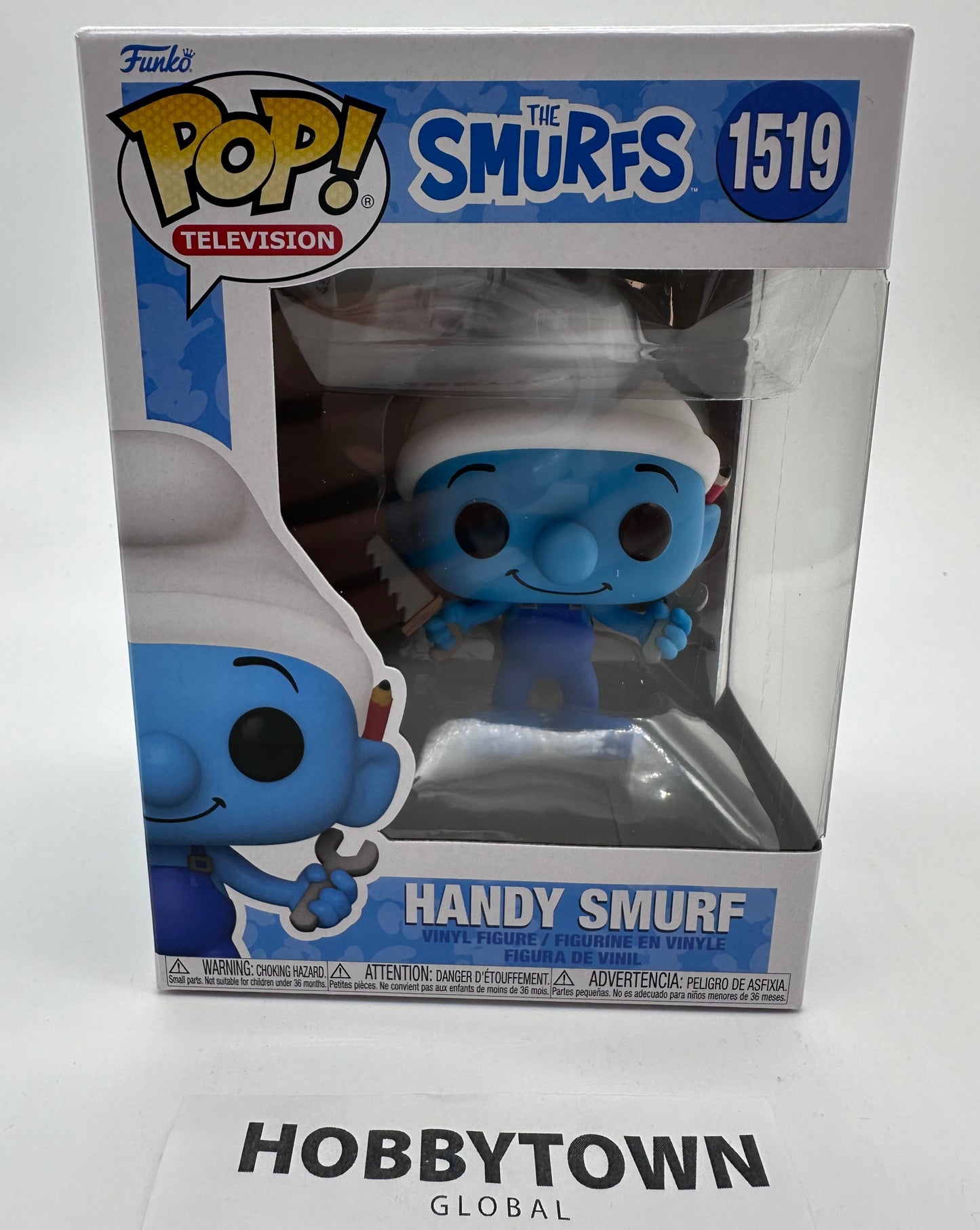 Funko Pop! The Smurfs - Handy Smurf #1519 Collectible Vinyl Figure