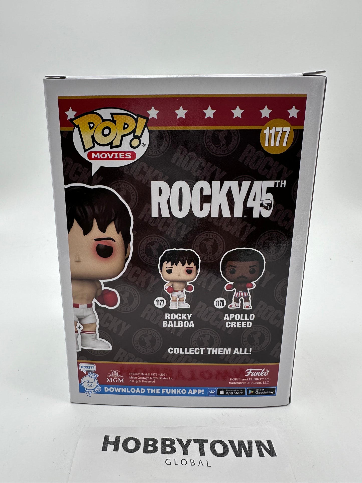 Funko Pop! Movies: Rocky 45th Anniversary - Rocky Balboa #1177  Collectible Vinyl Figure