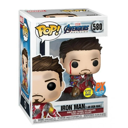 Funko Pop Avengers Endgame - I am Iron Man Figure (PX Exclusive)