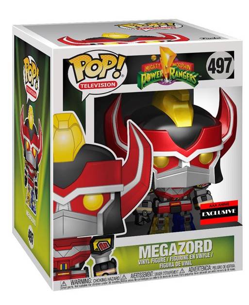 Funko Pop Super Power Rangers - Megazord 6" Figure (AAA Anime Exclusive)
