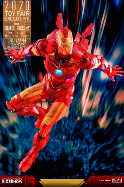 Hot Toys Iron Man 2: Iron Man (Hologram) 1/6 Scale Action Figure
